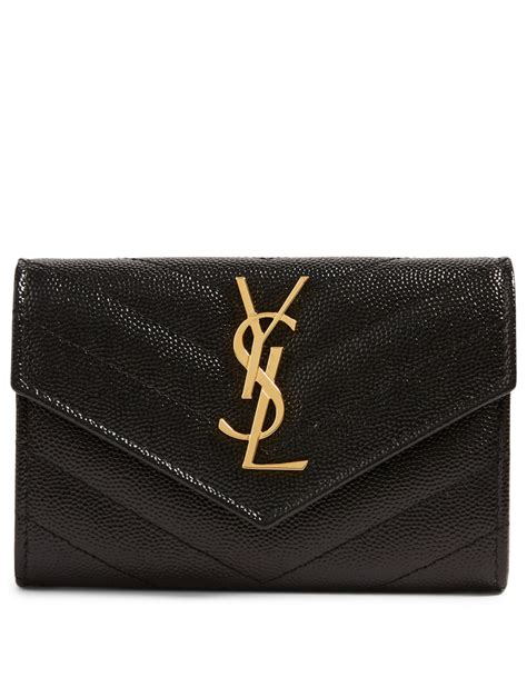 yves saint laurent womens wallet|ysl monogram wallet price.